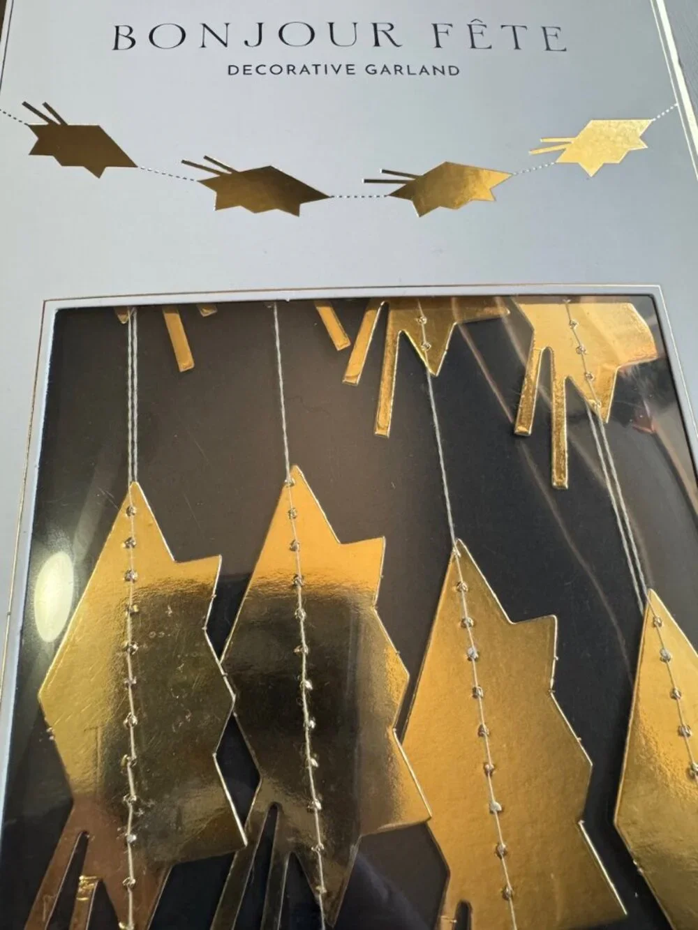 2 Bonjour Fête Gold Graduation Hat Garlands – New in Package